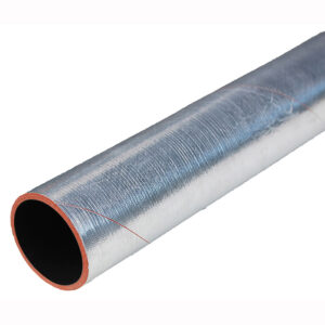 Straight Aluminized Sleeved Fluorosilicone Turbo Oil Drain Hose 4 Ply HS Series