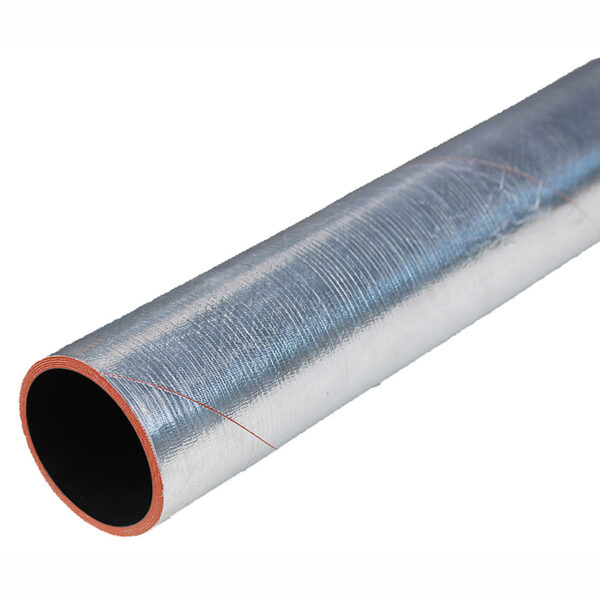 Straight Aluminized Sleeved Fluorosilicone Turbo Oil Drain Hose 4 Ply HS Series